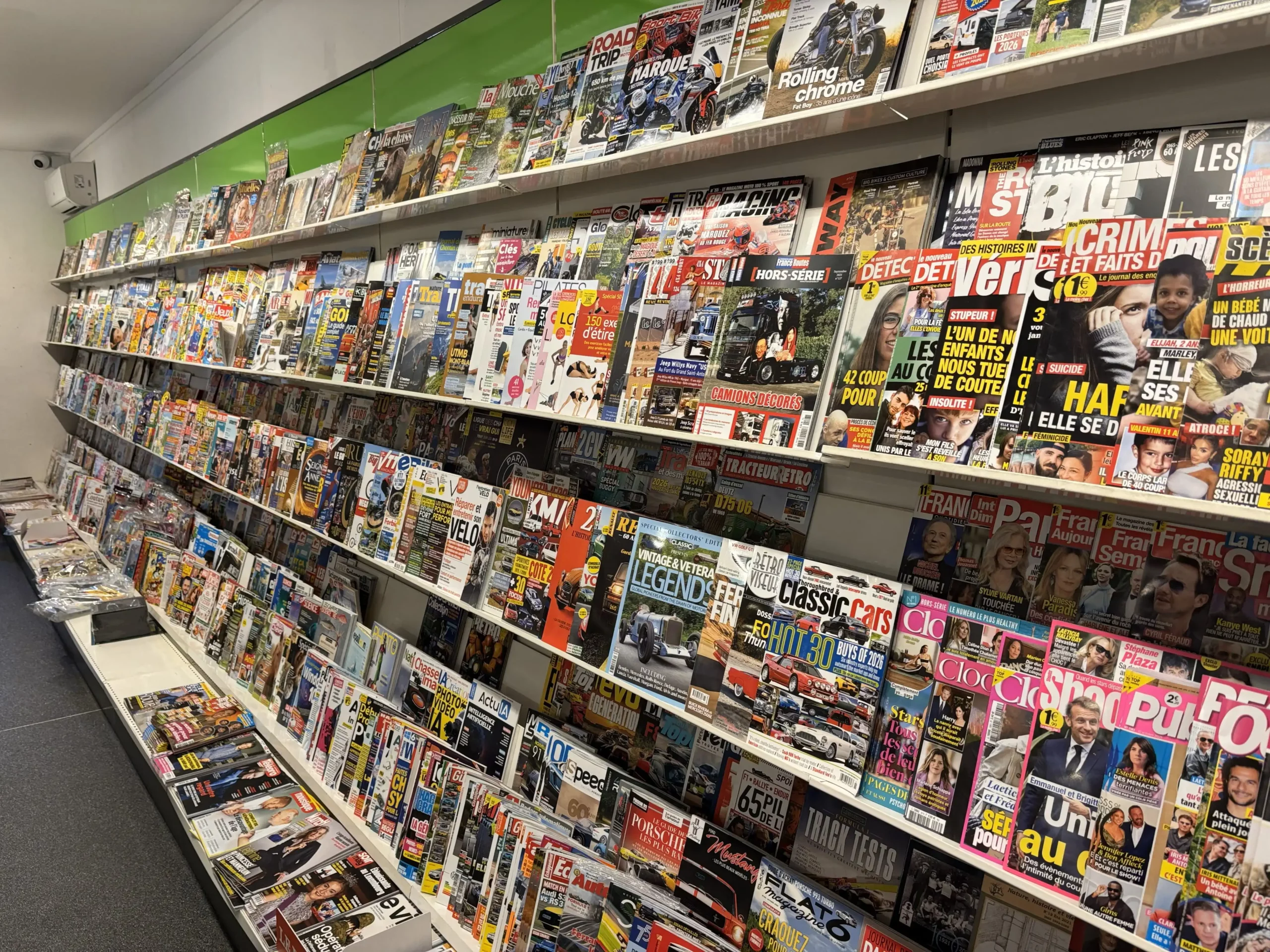 Rayon de magazines